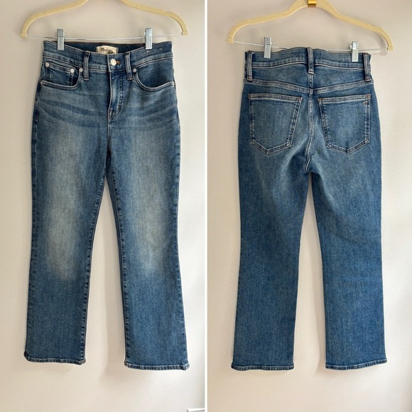 NWOT Madewell Kick Out Jeans in Medium Blue Wash, Size 25 - Picture 6 of 8